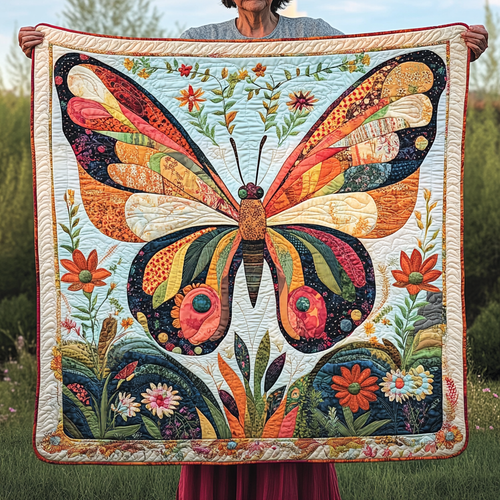 Garden Bloom Quilted Blanket