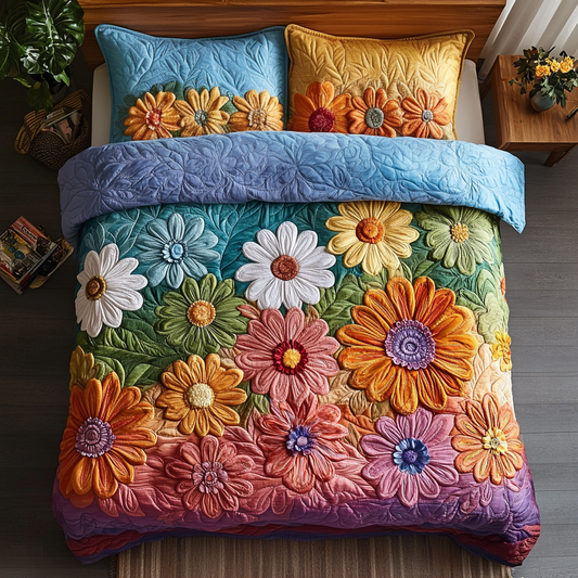 Garden Dreams 3-Piece Quilted Bedding Set