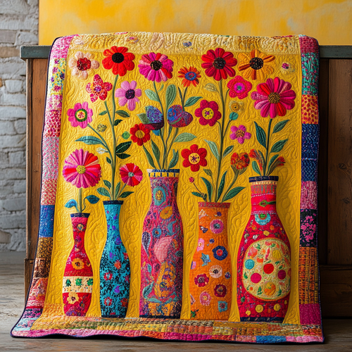 Garden Glow Quilted Blanket