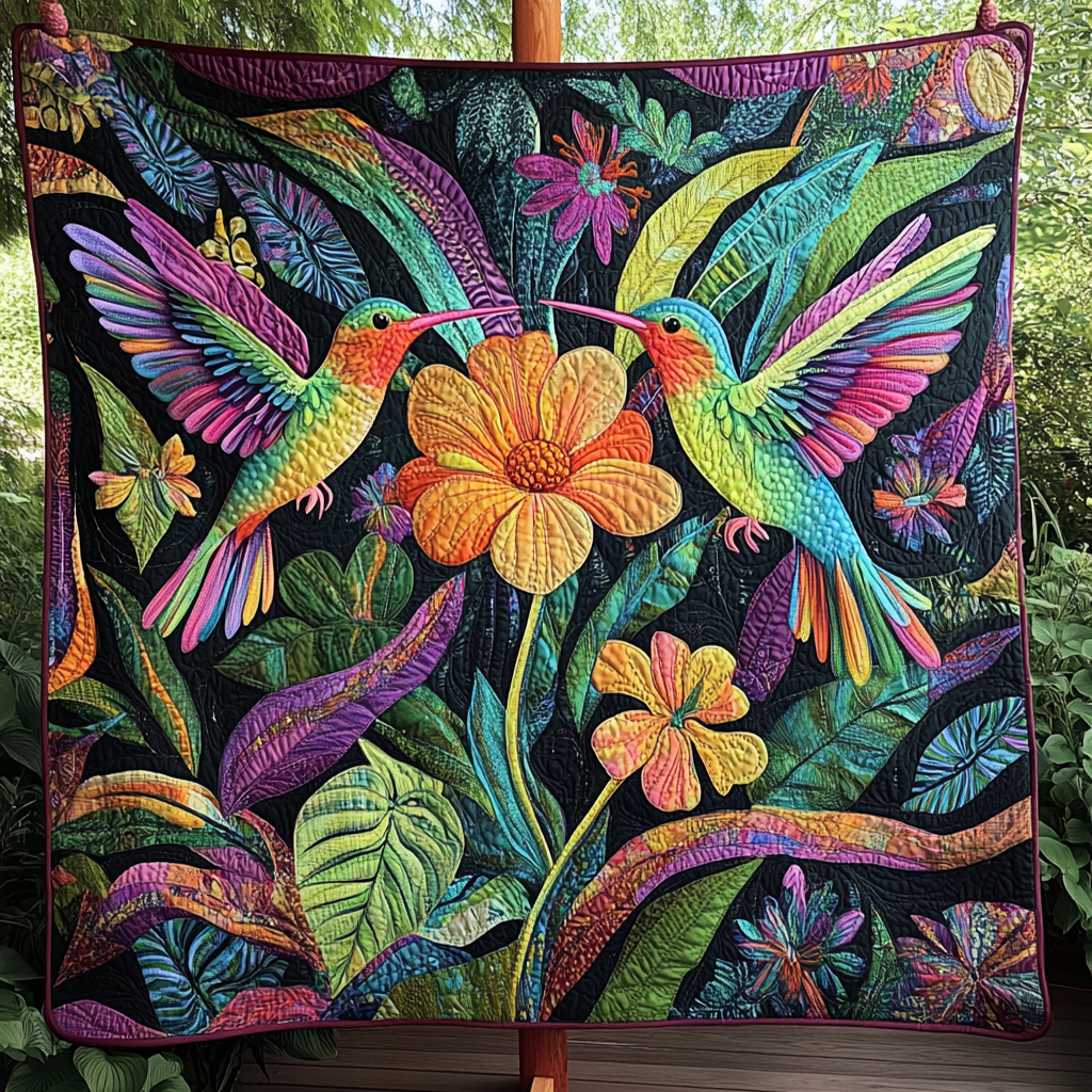 Garden Grace Quilted Blanket