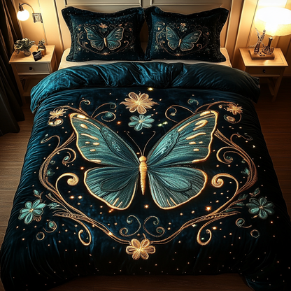 Garden Mirage 3-Piece Quilted Bedding Set