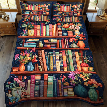 Garden Of Knowledge 3-Piece Quilted Bedding Set