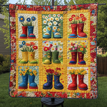 Garden Steps Quilted Blanket