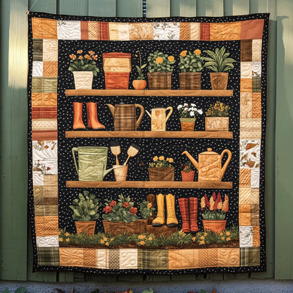 Garden Treasures Quilted Blanket