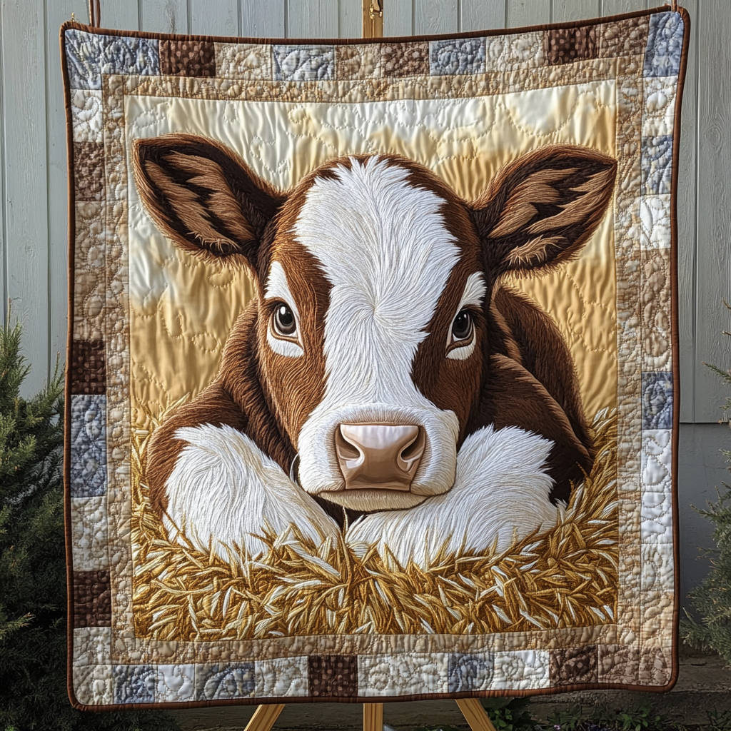 Gentle Brow Quilted Blanket