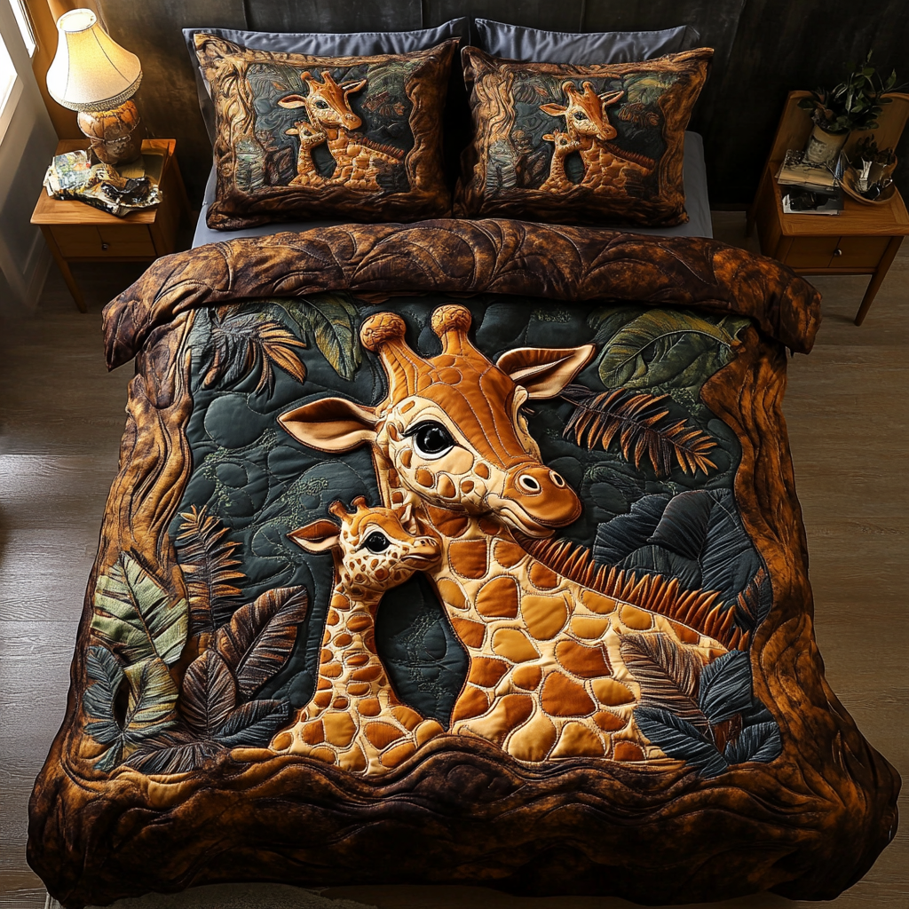 Gentle Heights 3-Piece Quilted Bedding Set