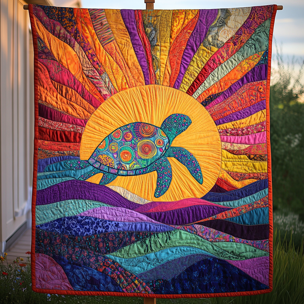 Gentle Shell Quilted Blanket