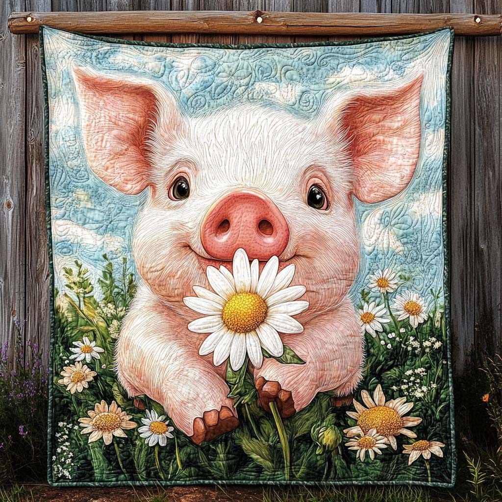 Gentle Snout Quilted Blanket