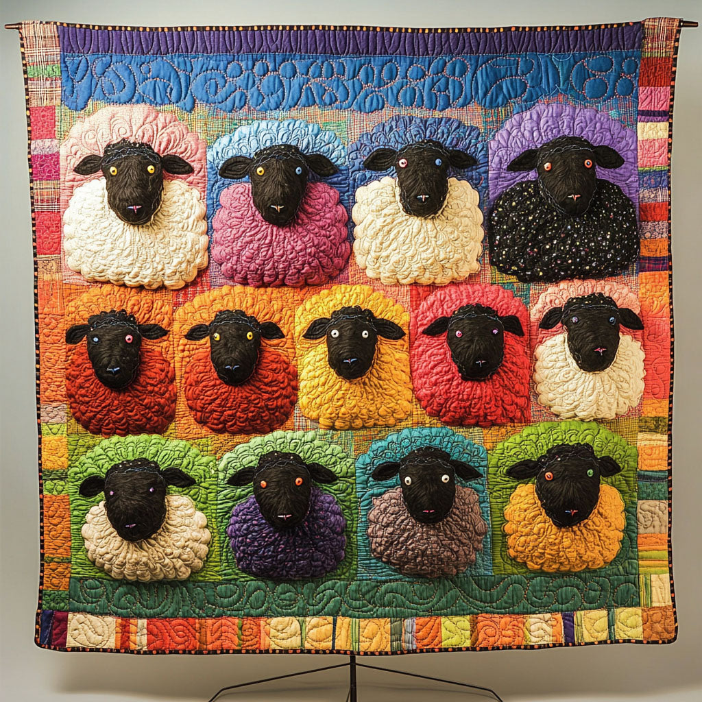 Gentle Wool Haven Quilted Blanket