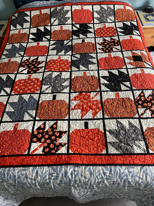 Ghoulish Delight Quilted Blanket