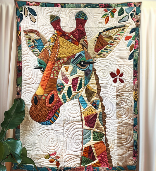 Giraffe Grove Quilted Blanket