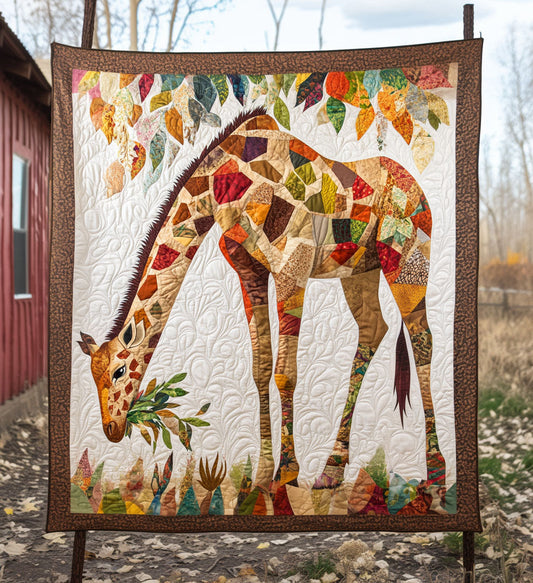 Giraffe Serenade Quilted Blanket