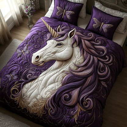 Glitter Grove 3-Piece Quilted Bedding Set