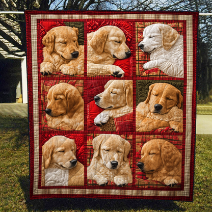 Golden Dreams Quilted Blanket