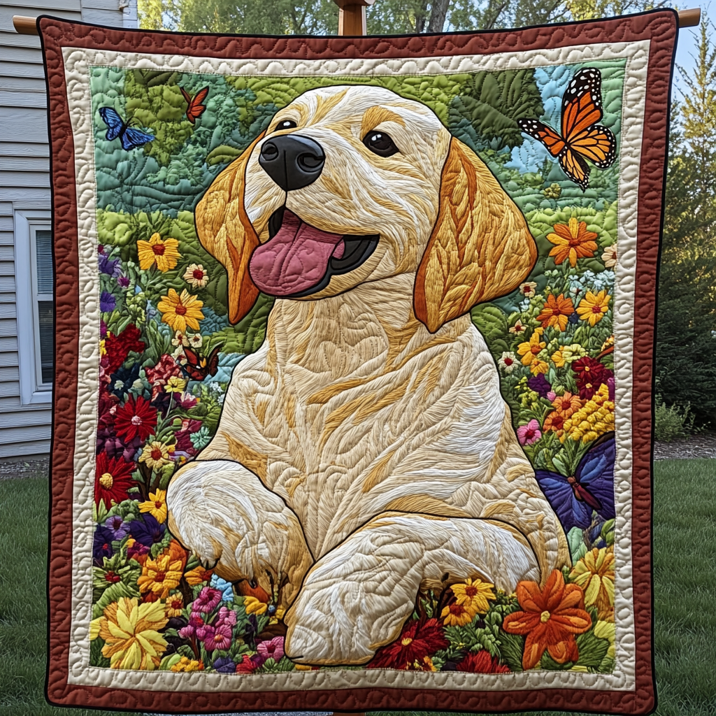 Golden Days Quilted Blanket