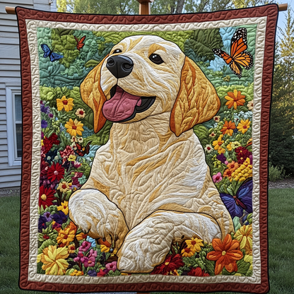 Golden Days Quilted Blanket