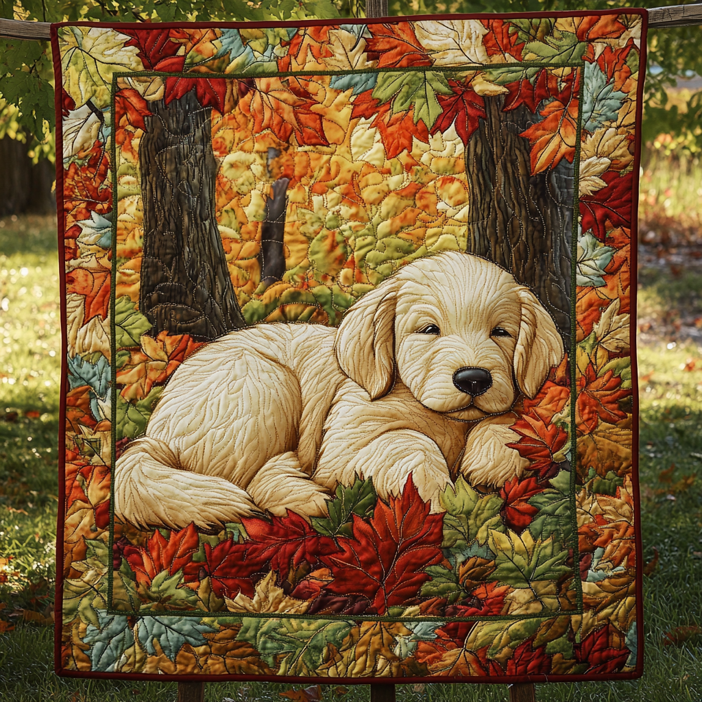 Golden Harvest Slumber Quilted Blanket