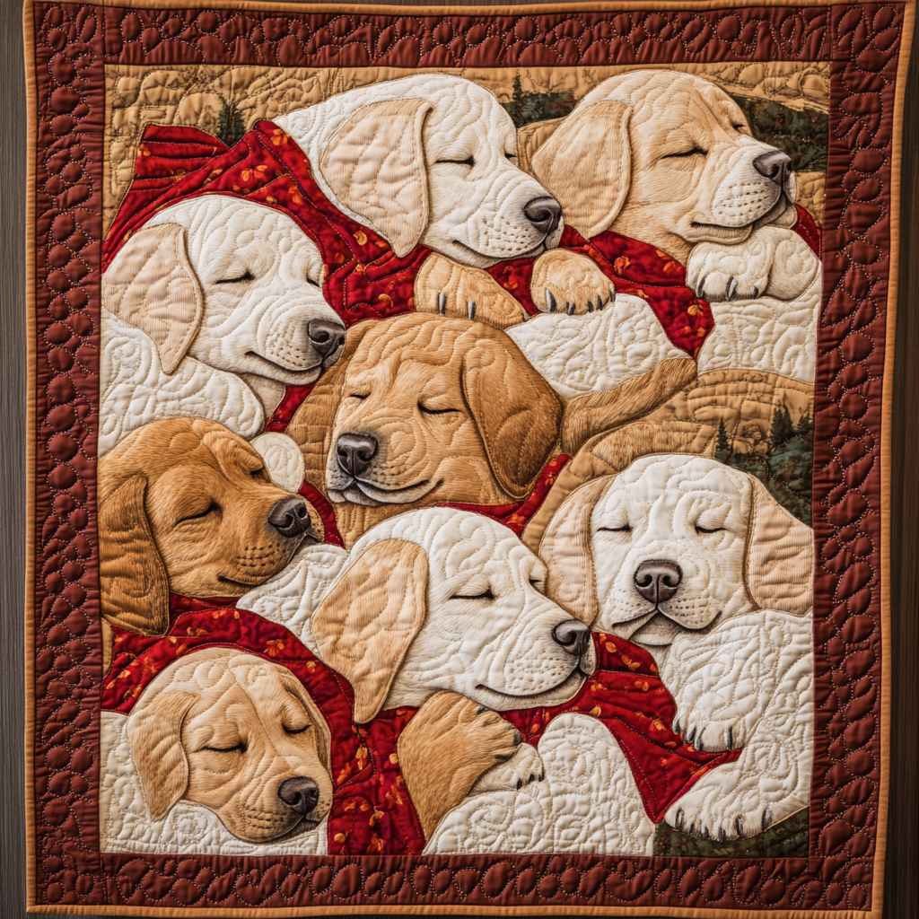 Golden Joy Quilted Blanket