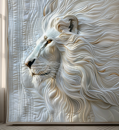 Golden Majesty Quilted Blanket