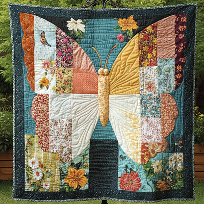 Golden Meadow Quilted Blanket