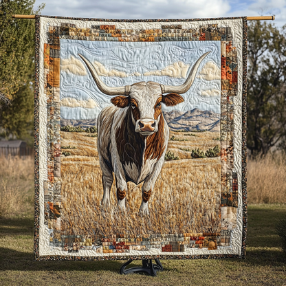 Golden Plains Quilted Blanket