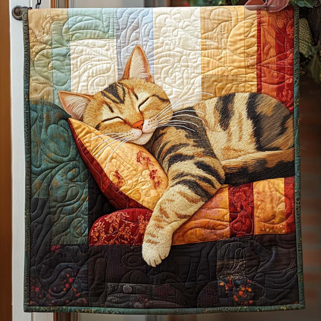 Golden Slumber Quilted Blanket