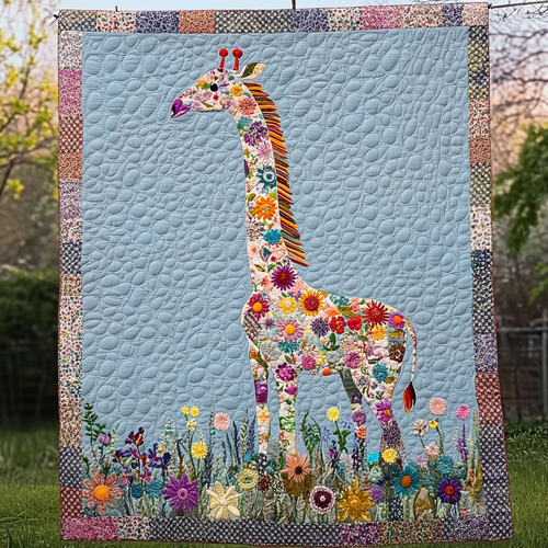 Golden Spots Quilted Blanket