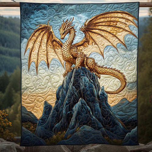 Golden Talon Quilted Blanket