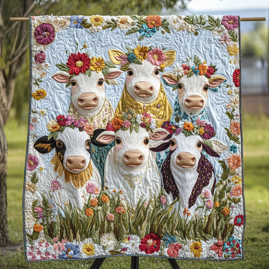 Grazing Harmony Quilted Blanket