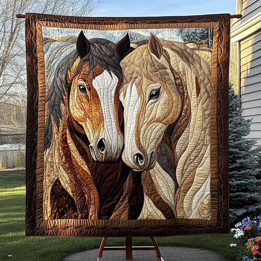Grazing Hearts Quilted Blanket