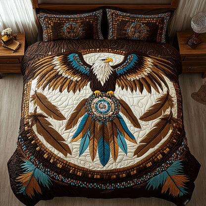 Guardian of Dreams 3-Piece Quilted Bedding Set