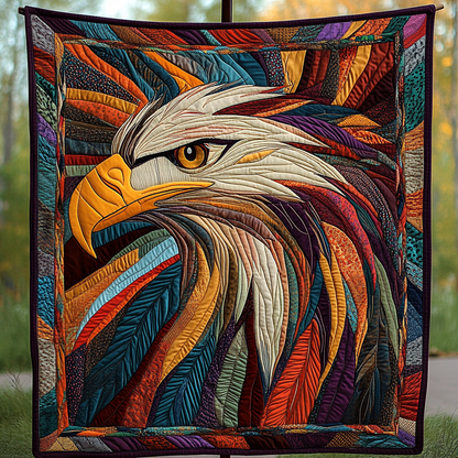 Guardian of the Skies Quilted Blanket