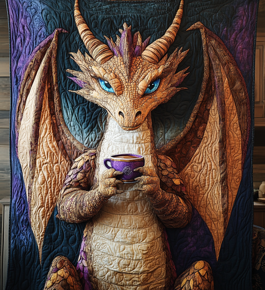 Guardians Awake Quilted Blanket