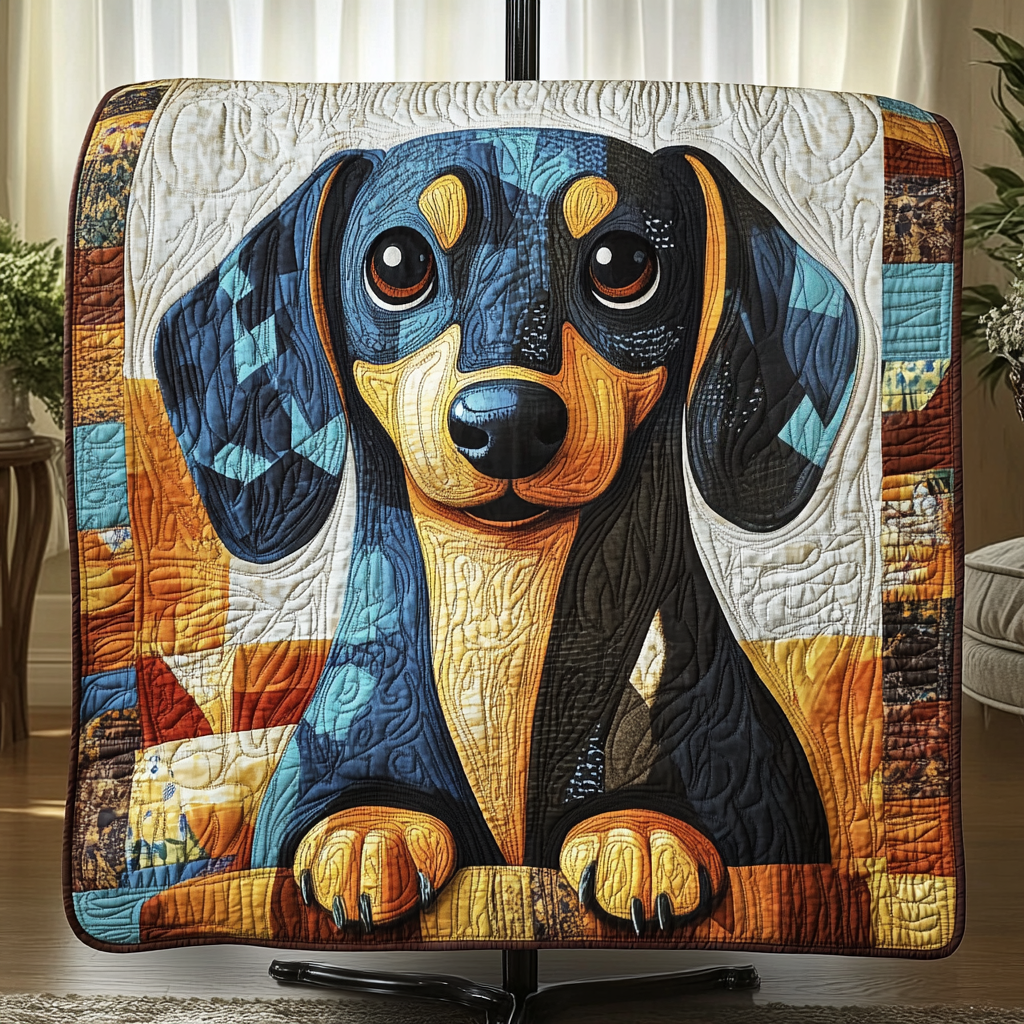 Happy Hound Quilted Blanket