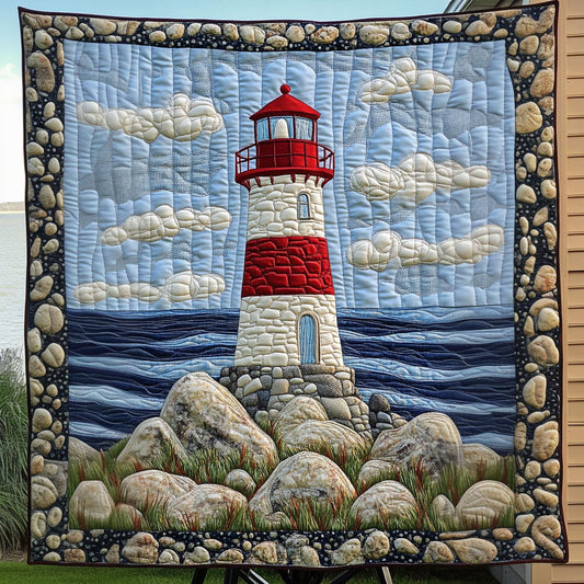 Harbor Glow Quilted Blanket