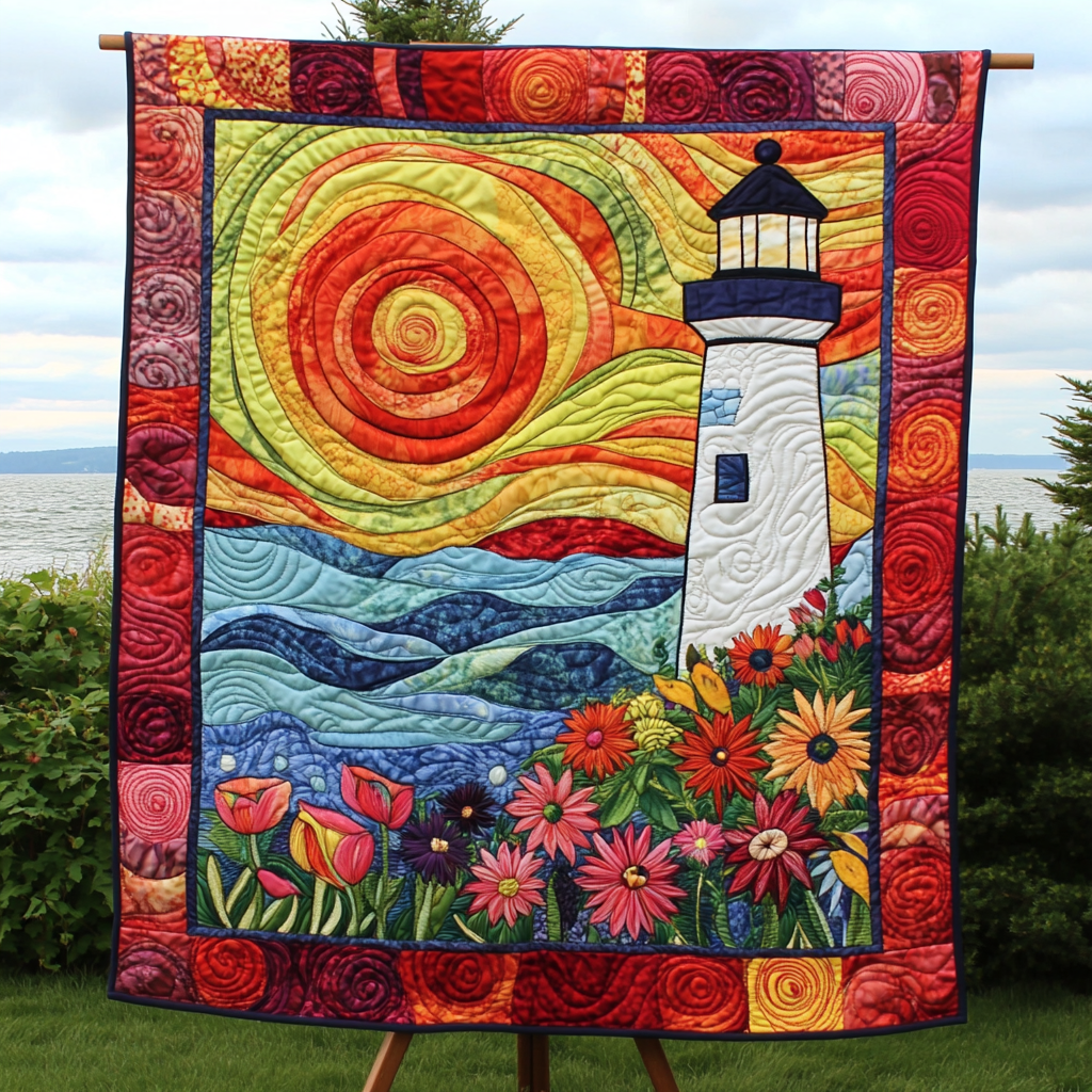 Harbor Light Haven Quilted Blanket