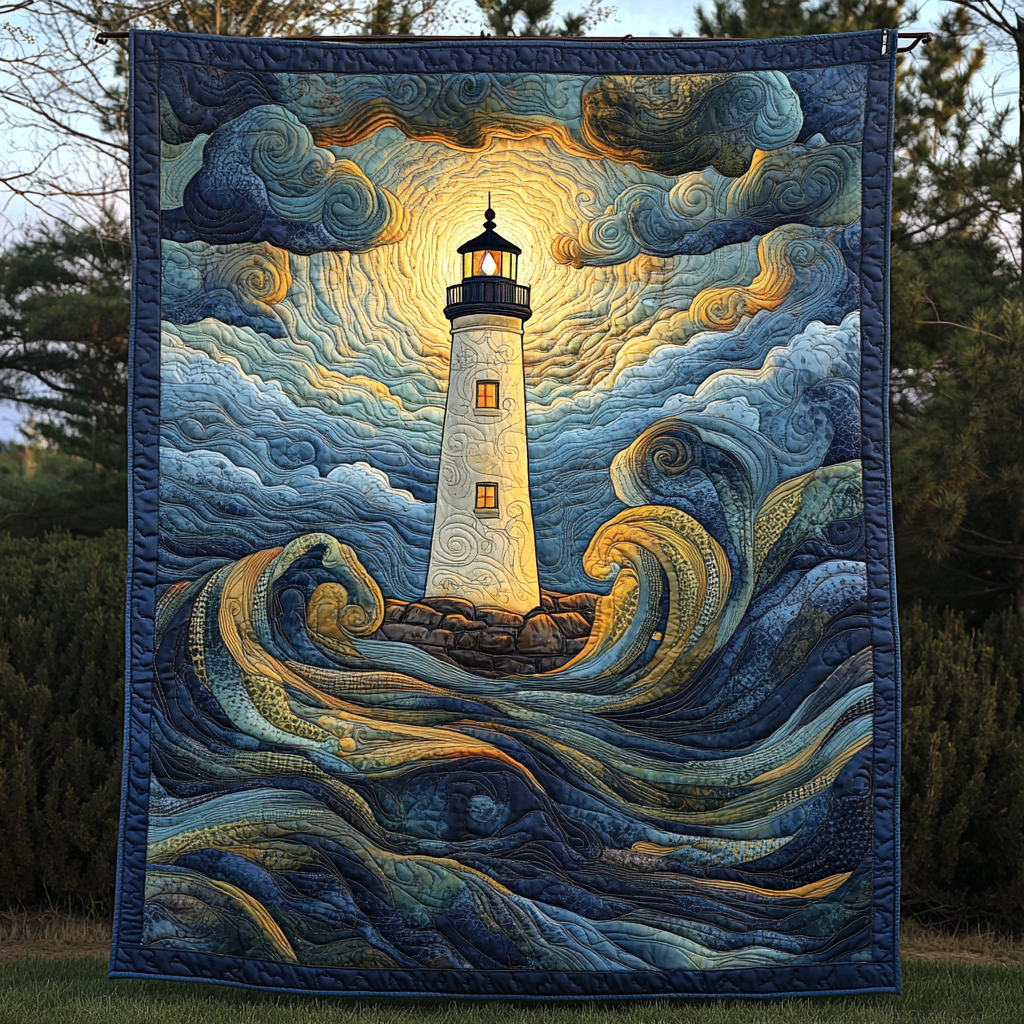 Harbor Light Quilted Blanket