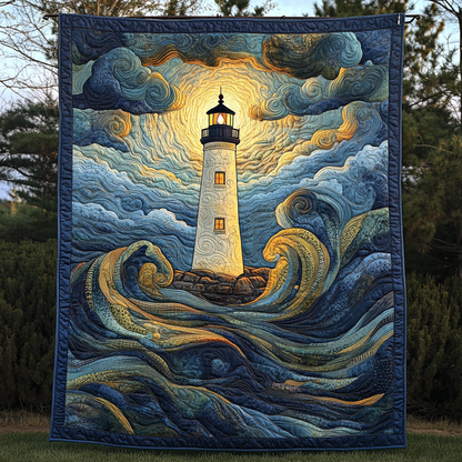 Harbor Light Quilted Blanket