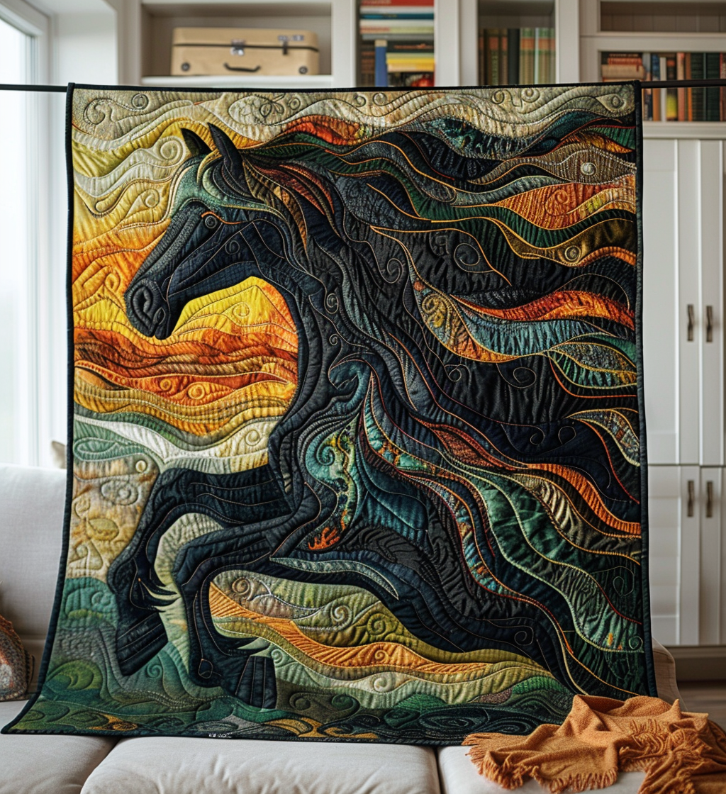Harmony Motion Quilted Blanket