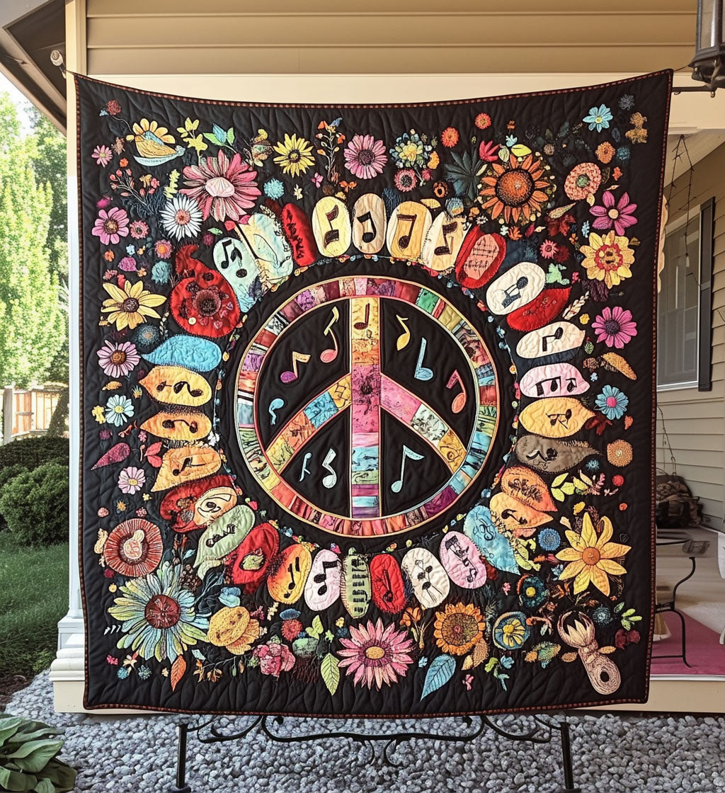 Harmony Music Haven Quilted Blanket