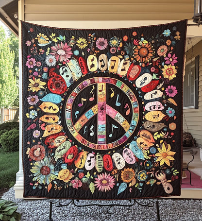 Harmony Music Haven Quilted Blanket