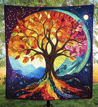 Harmony Roots Quilted Blanket