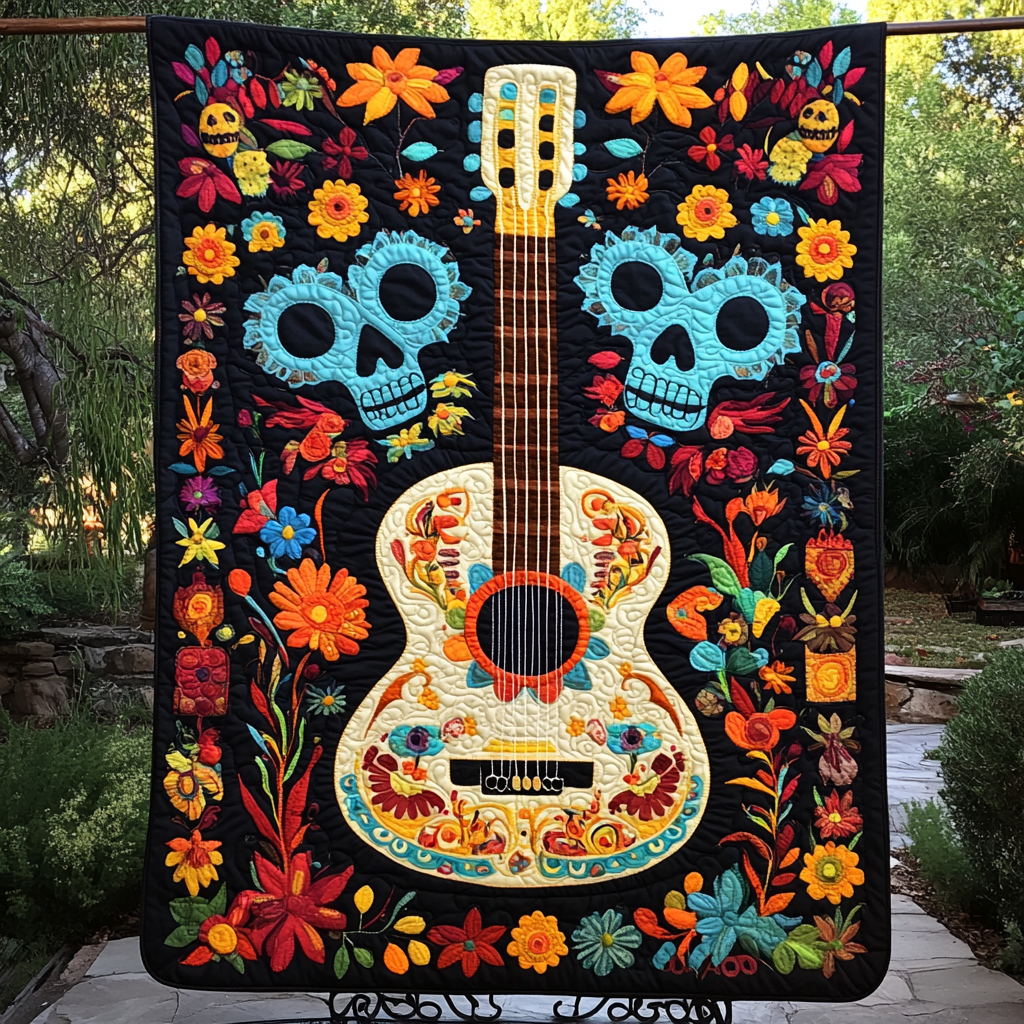 Harmony Vibes Quilted Blanket