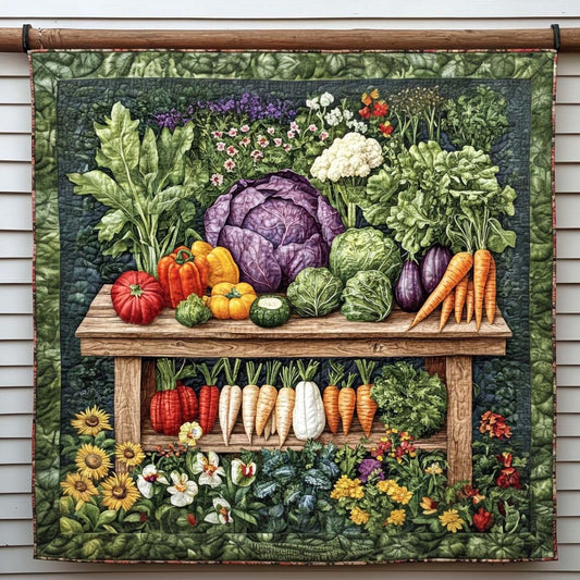 Harvest Bounty Quilted Blanket