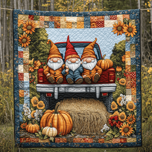 Harvest Festival Quilted Blanket