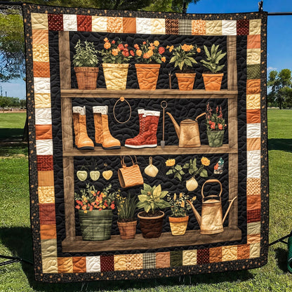 Harvest Harmony Quilted Blanket
