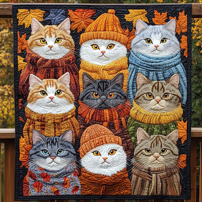 Harvest Hues Quilted Blanket