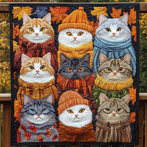 Harvest Hues Quilted Blanket