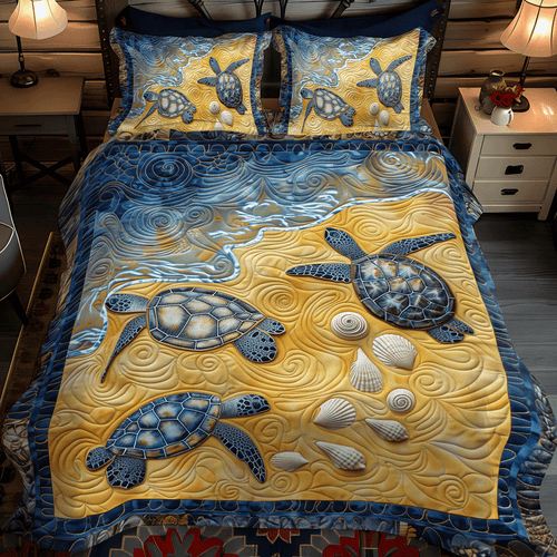 Hatchling Journey 3-Piece Quilted Bedding Set