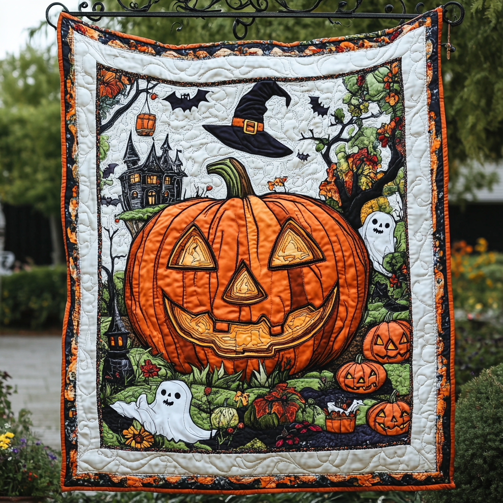 Haunted Hollow Quilted Blanket